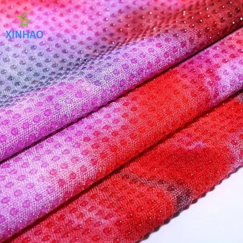 Cosaint Frith-duillín Comhshaoil ​​Tie-Lye Tuáille Yoga Mórdhíola, Teocht Ardteochta Tie-Dye Tuáille Mata Yoga bog agus allais-ionsú, oiriúnach do Yoga ardteochta, pilates, aclaíocht